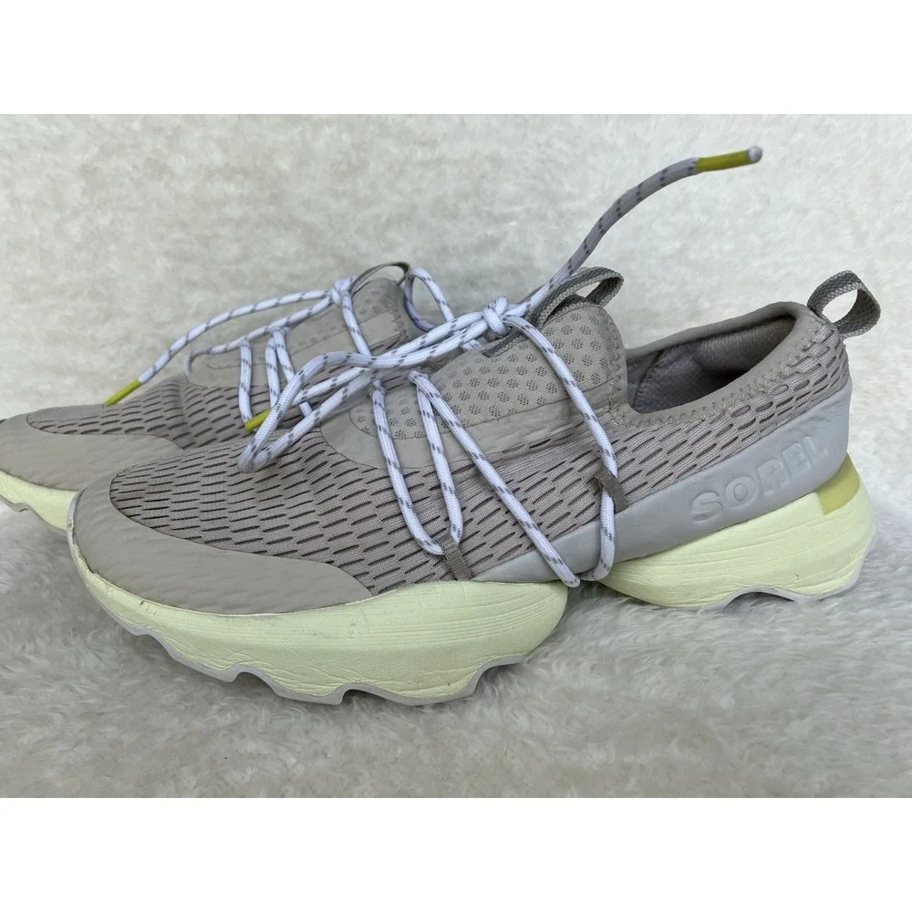 Sorel Kinetic Impact Sneaker Women's Sz 9 In Dark Stone / Moonstone